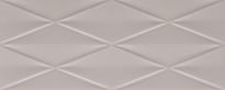 Плитка Tubadzin Abisso Grey Str 29.8x74.8 см, поверхность глянец, рельефная