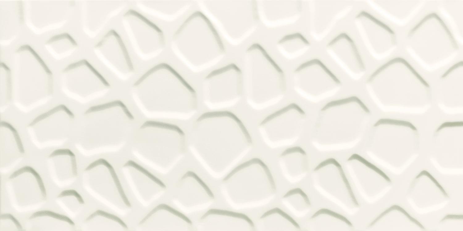 Tubadzin All In White White 2 Structure 29.8x59.8