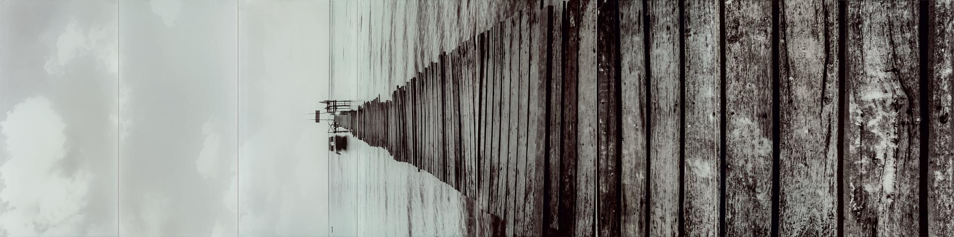 Плитка Tubadzin Blinds Glass 8-Elements 59.8x240 см, поверхность глянец