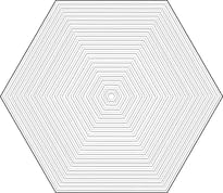 Плитка Tubadzin Cielo E Terra Dekor Bianco Geometry 1 Mat 10 mm 19.2x22.1 см, поверхность матовая