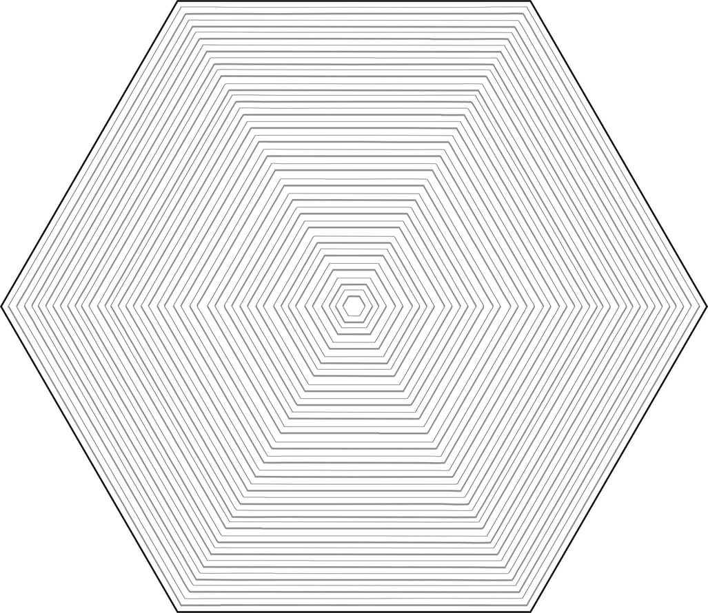 Tubadzin Cielo E Terra Dekor Bianco Geometry 1 Mat 19.2x22.1