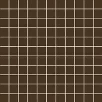 Плитка Tubadzin Colour Mozaika Brown 30x30 см, поверхность глянец