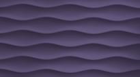Плитка Tubadzin Colour Violet R.3 32.7x59.3 см, поверхность глянец, рельефная