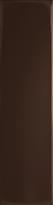 Плитка Tubadzin Groove Brown Gloss 7.8x29.8 см, поверхность глянец