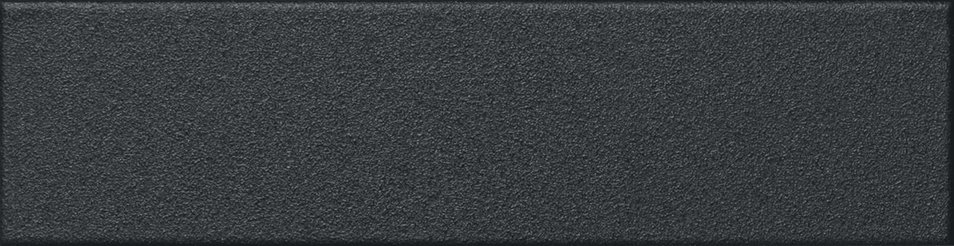 Плитка Tubadzin Groove Graphite Sugar 7.8x29.8 см, поверхность глянец