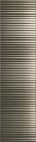 Плитка Tubadzin Groove Metallic 1 Str 7.8x29.8 см, поверхность глянец, рельефная