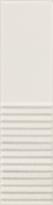 Плитка Tubadzin Groove White Sugar 2 Str 7.8x29.8 см, поверхность глянец, рельефная