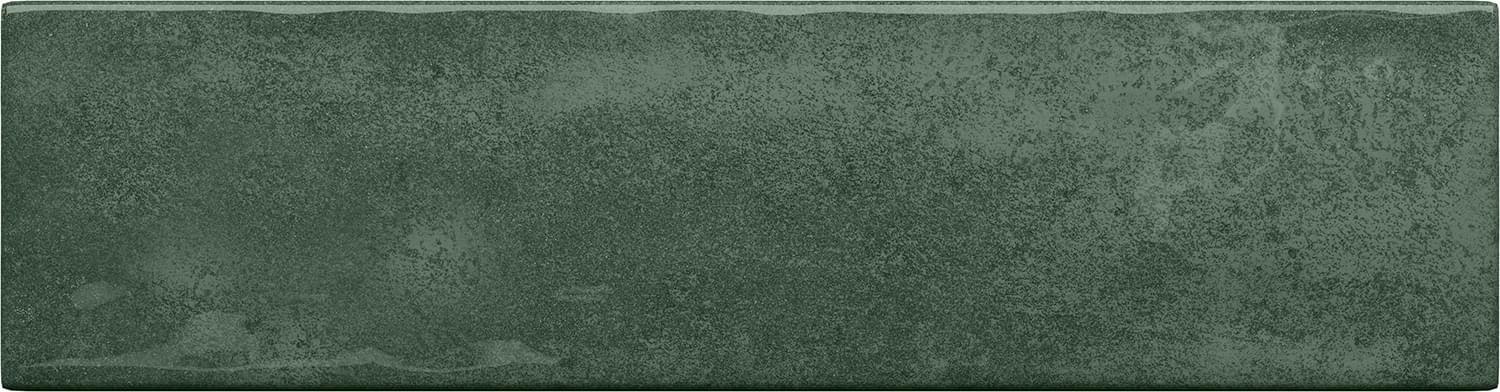 Плитка Tubadzin Masovia Verde A Gloss Str Распродажа 7.8x29.8 см, поверхность глянец, рельефная