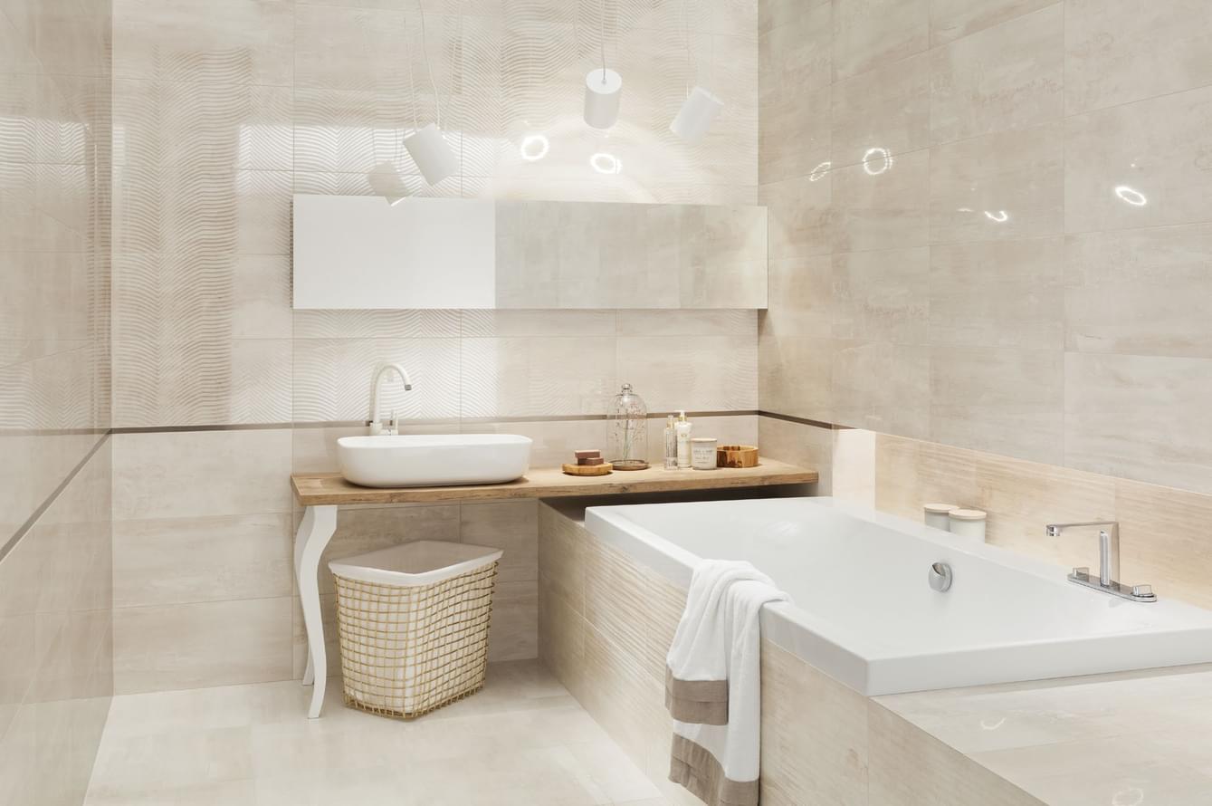 керамика фабрики Tubadzin коллекция Shine Concrete