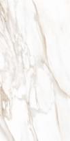 Плитка Tuscania Ceramiche White Marble Calacatta Oro Lapp Rett 61x122.2 см, поверхность полуполированная
