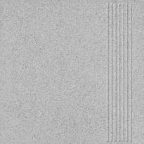 Плитка Unitile Pro Техногрес 12мм Ступени Светло-Серый 01 30x30 см, поверхность матовая