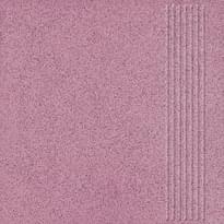 Плитка Unitile Pro Техногрес Ступени Светло-Розовый 30x30 см, поверхность матовая