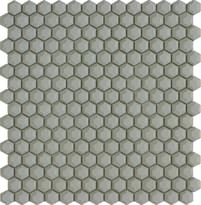 Плитка Vallelunga Cube Grey Hex 28.5x30.5 см, поверхность матовая, рельефная