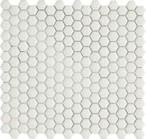 Плитка Vallelunga Cube White Hex 28.5x30.5 см, поверхность матовая, рельефная