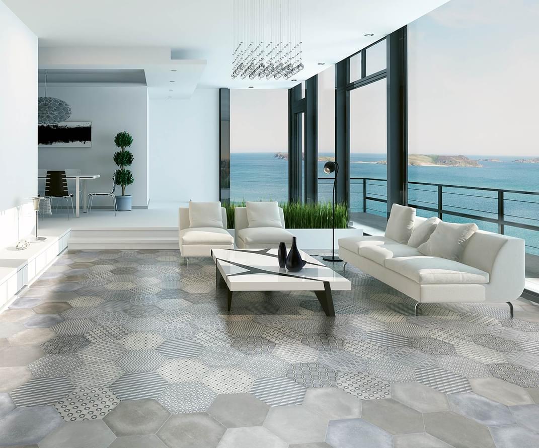 керамогранит фабрики Vallelunga коллекция Hextie