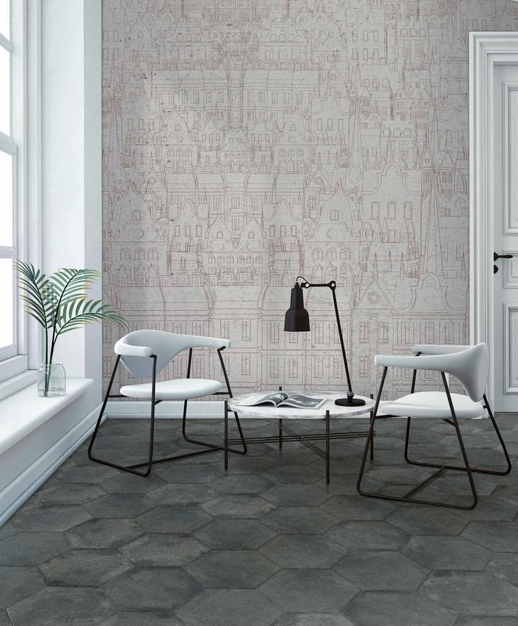 керамогранит фабрики Vallelunga коллекция Hextie