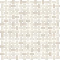 Плитка Vallelunga Petra Claire Mosaico Intreccio 30x30 см, поверхность матовая, рельефная