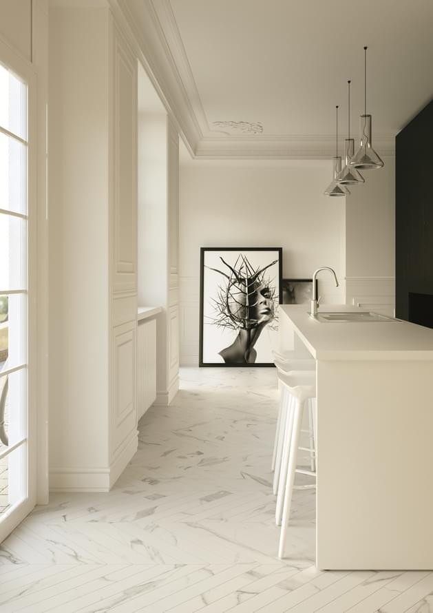 керамогранит фабрики Vallelunga коллекция Statuario