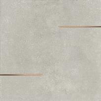 Плитка Vallelunga Terrae Decoro Bacchette Rame Basalto 59.5x59.5 см, поверхность матовая