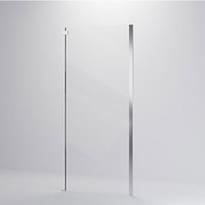 Плитка Veconi Rovigo Боковая фиксированная панель KP-06 970-990x1950 мм прозрачное стекло 6 мм профиль хром поверхность глянец
