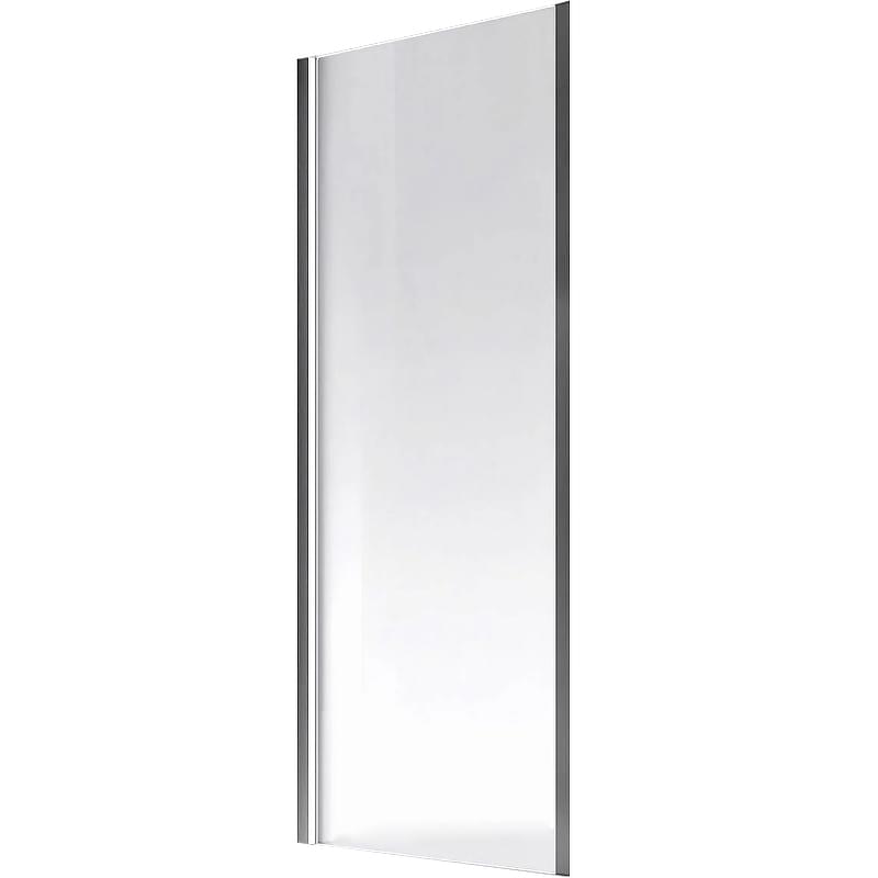 Плитка Veconi Rovigo Боковая фиксированная панель KP-13 890-910x1950 мм прозрачное стекло 6 мм профиль хром  поверхность глянец