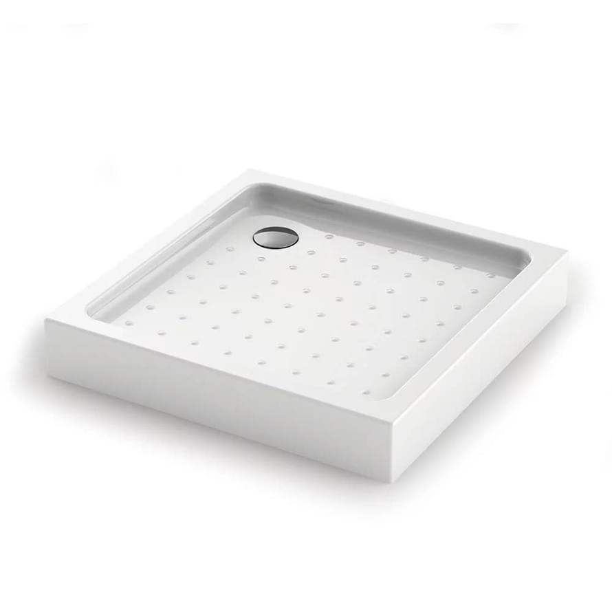 Плитка Veconi Tezeo Душевой поддон квадратный TZ-52 1000х1000 мм акрил белый  поверхность глянец