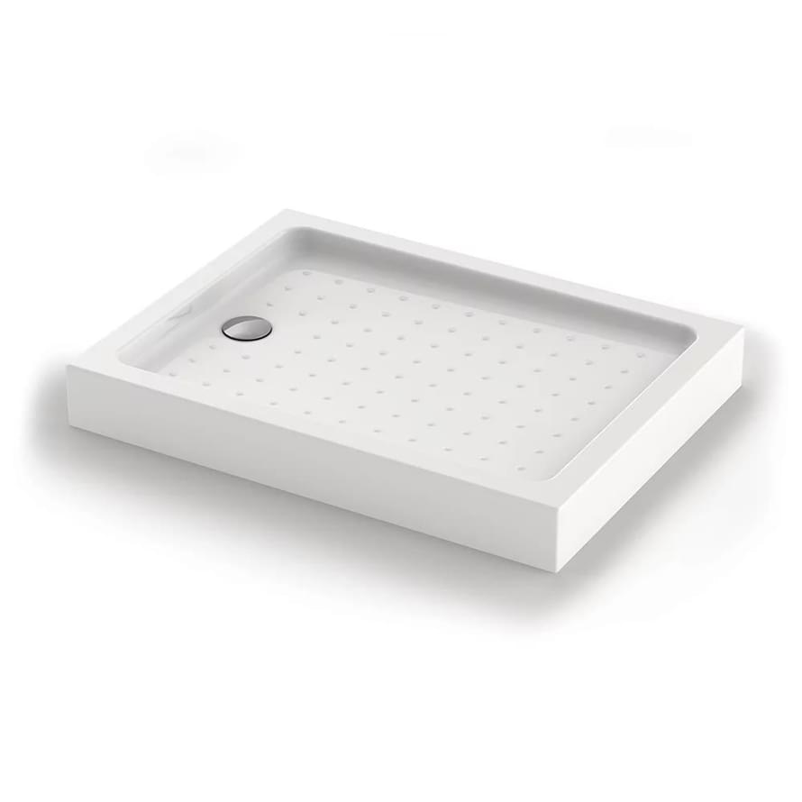 Плитка Veconi Tezeo Душевой поддон прямоугольный TZ-54 1200х900 мм акрил белый  поверхность глянец