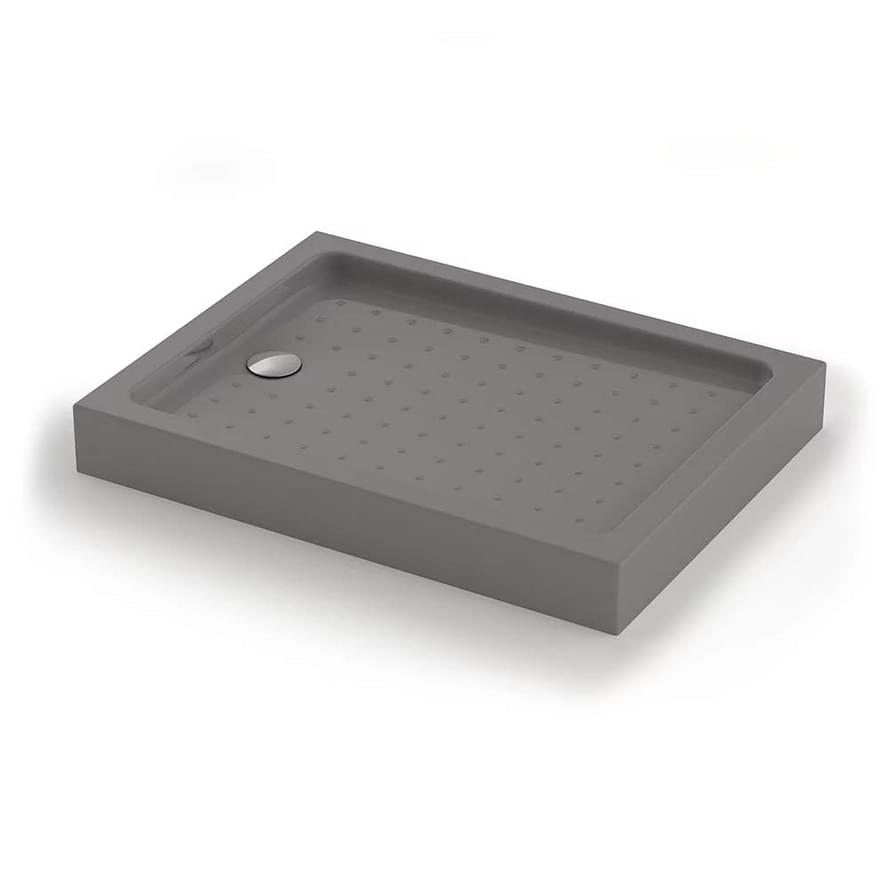 Плитка Veconi Tezeo Душевой поддон прямоугольный TZ-54GR 1200х900 мм акрил серый  поверхность глянец