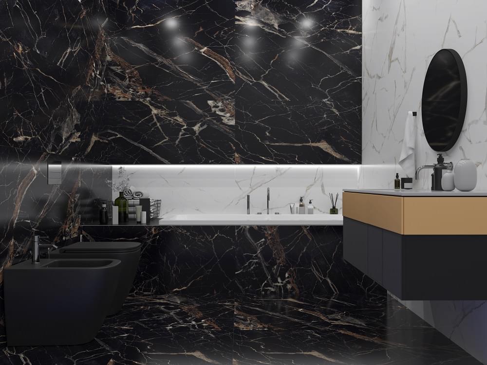 керамогранит фабрики Velsaa коллекция Alcantro Nero