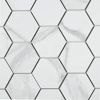 Плитка Velsaa Saturio Glacier Hex Mosaic 24.5x28 см, поверхность полированная