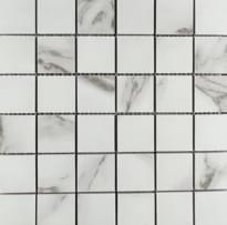 Плитка Velsaa Statuario Eva Mosaic 30x30 см, поверхность полированная