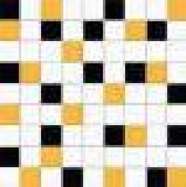 Versace Alphabet Mosaico Micro Mix Bianco-Nero-Oro 19.4x19.4