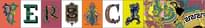 Плитка Versace Alphabet Scritta Colorata-Oro 14.5x19.4 см, поверхность матовая, рельефная