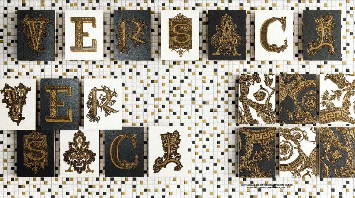 керамогранит фабрики Versace коллекция Alphabet