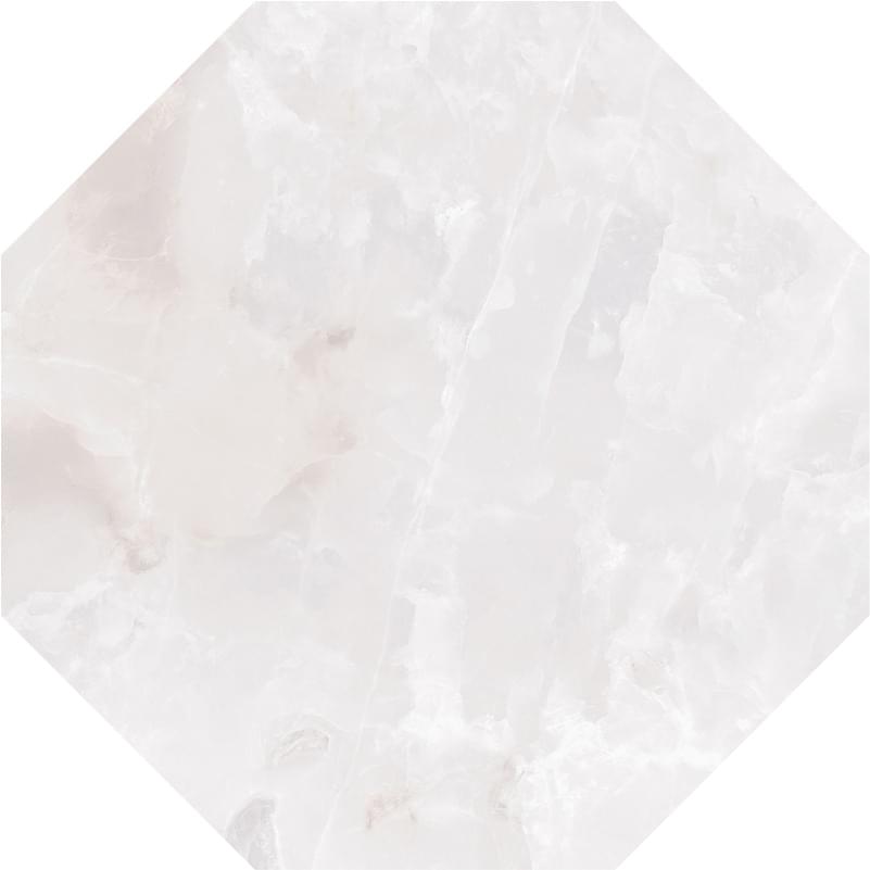 Versace Emote Mosaico Ottagono Onice Bianco 39x39