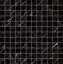 Плитка Versace Emote Mosaico T144 Nero Amasanta 39x39 см, поверхность полированная