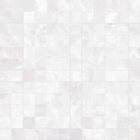 Плитка Versace Emote Mosaico T144 Onice Bianco 39x39 см, поверхность полированная