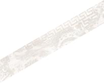 Плитка Versace Eterno Inserto Decoro Chevron Ice 7.63x45 см, поверхность полуполированная