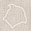 Плитка Versace Eterno Tozzetto Medusa Intarsio White 5x5 см, поверхность полуполированная