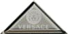 Плитка Versace Firma Triangolo Medusa Silver Pvd 8.7x4.5 см, поверхность глянец