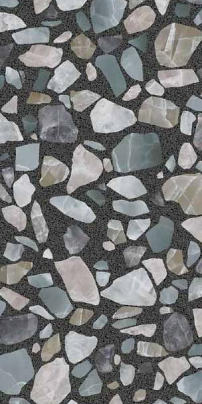 Плитка Versace Gemstone Dark Shards Lux R 60x120 см, поверхность полированная