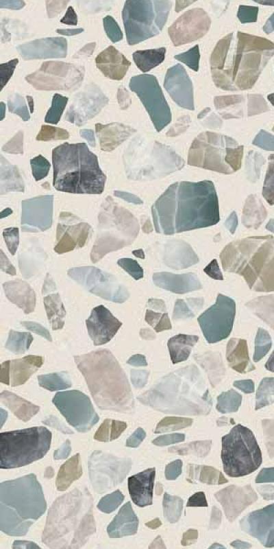 Плитка Versace Gemstone White Shards Lux R 60x120 см, поверхность полированная