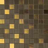 Плитка Versace Gold Mosaici Barocco Moka-Oro 25x25 см, поверхность глянец, рельефная