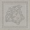 Плитка Versace Greek Tozzetto Grigio 4x4 см, поверхность матовая