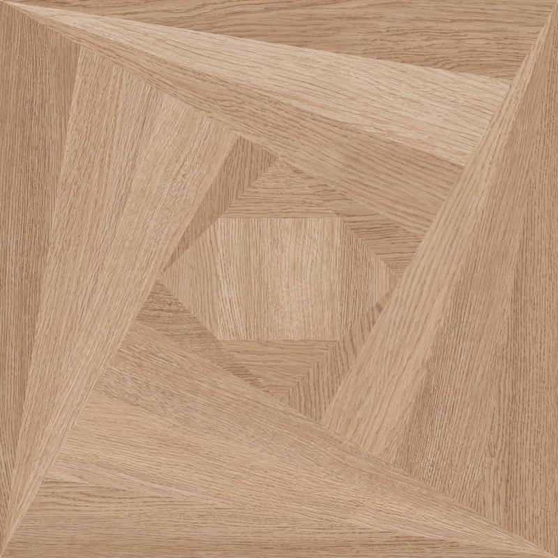 Плитка Versace Leatherwood Caroussel Honey Nat R 60x60 см, поверхность матовая