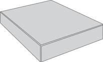 Плитка Versace Marble Angolare Gradone Nero 32.5x32.5 см, поверхность полированная