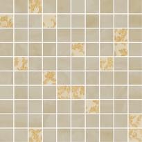 Плитка Versace Marble Mosaico T100 Decorato Beige 29.1x29.1 см, поверхность полированная