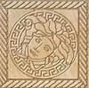 Плитка Versace Marble Tozzetto Medusa Oro Sabbia 11.5x11.5 см, поверхность полированная