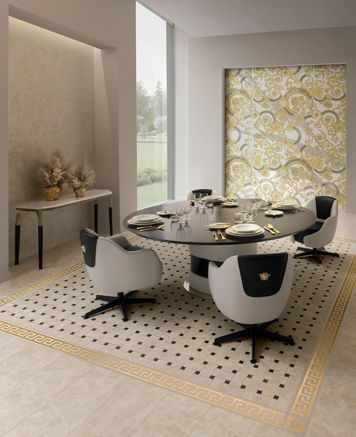 керамогранит фабрики Versace коллекция Meteorite