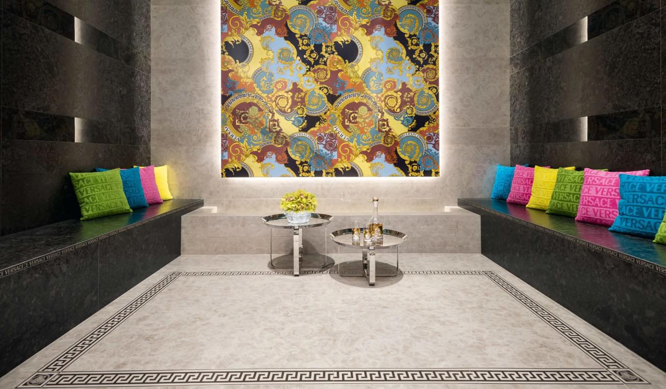 керамогранит фабрики Versace коллекция Meteorite